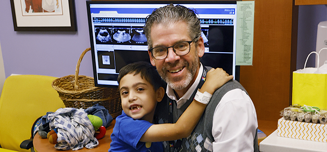 Forming a special bond with the surgeon who changed his life