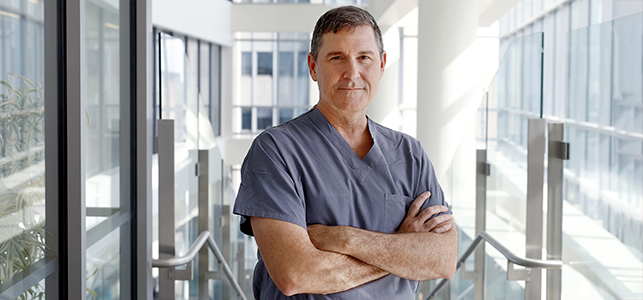 Headshot of Dr. David Limbrick in scrubs