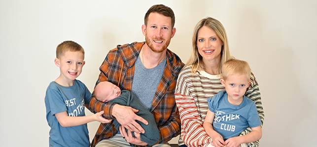 Portrait of the Walton family