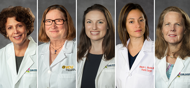 Five CHoR women doctors