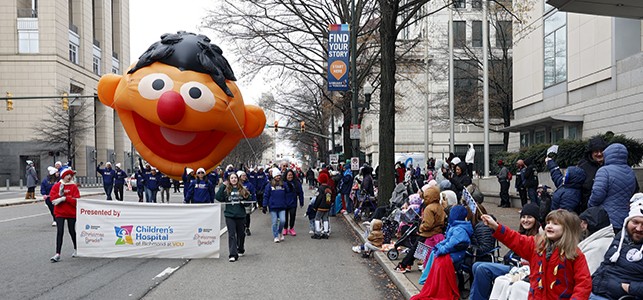 Our patients got a front row seat to the Dominion Energy Christmas Parade