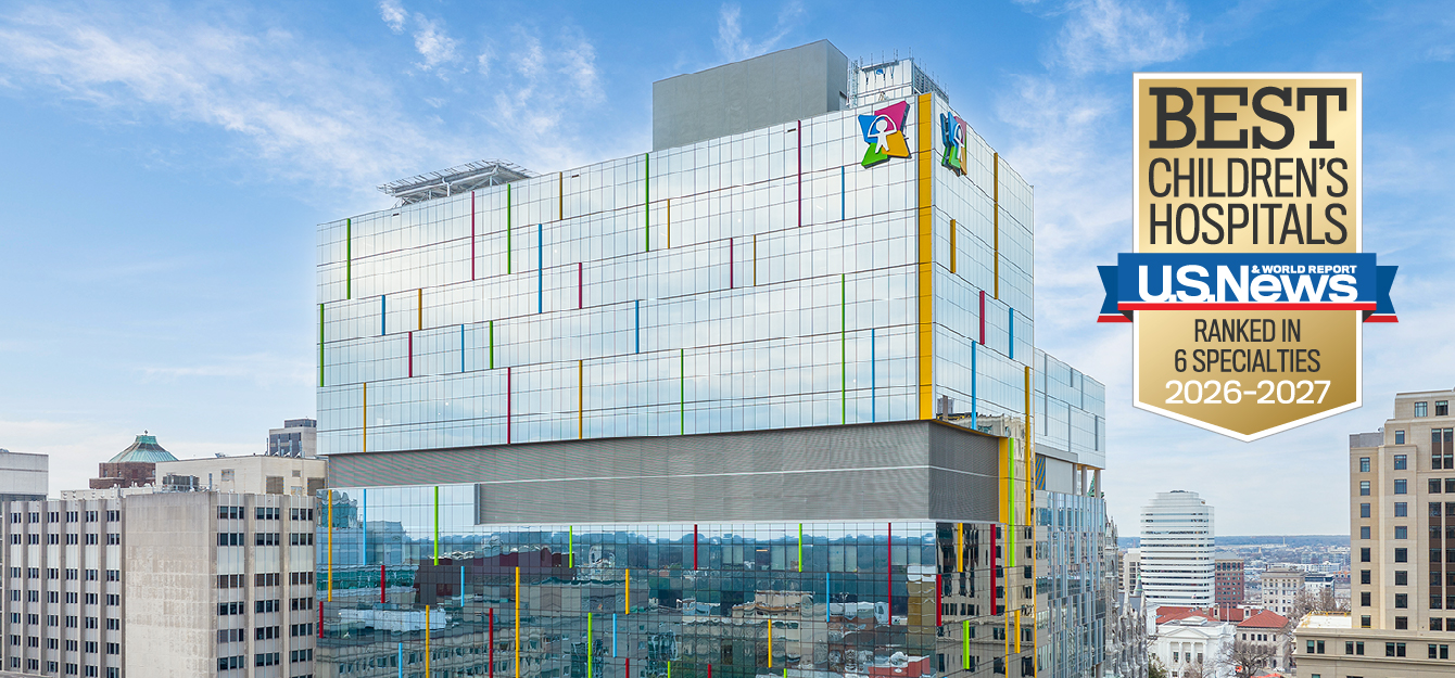 Children’s Hospital of Richmond at VCU consistently ranked among Best Children’s Hospitals by U.S. News & World Report