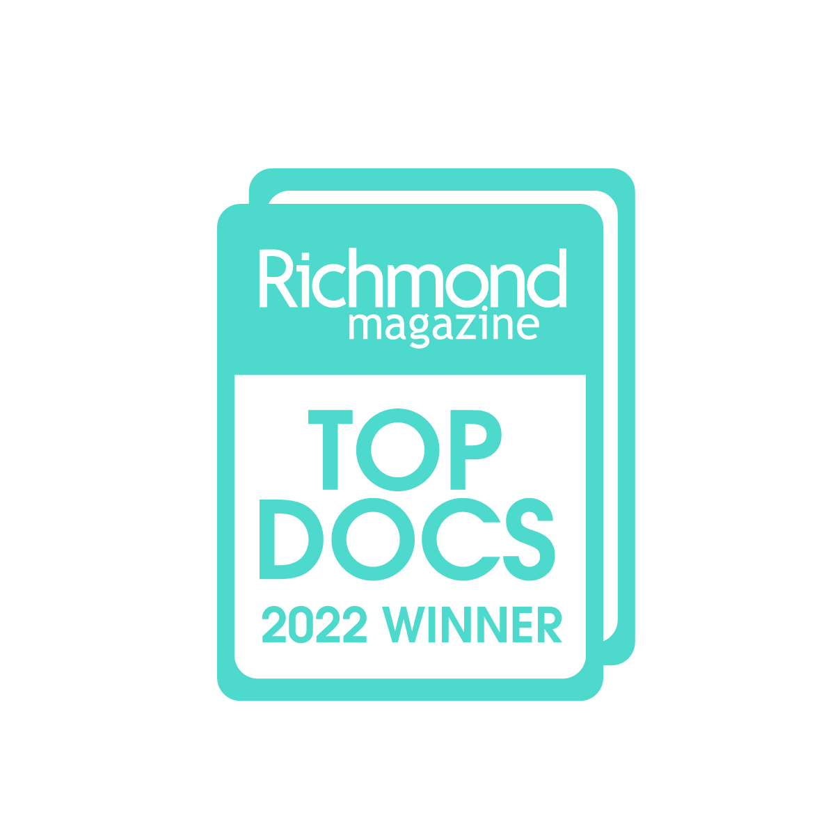 Richmond Magazine Top Docs 2021 Winner badge