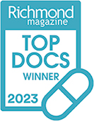 Richmond Magazine Top Docs 2021 Winner badge