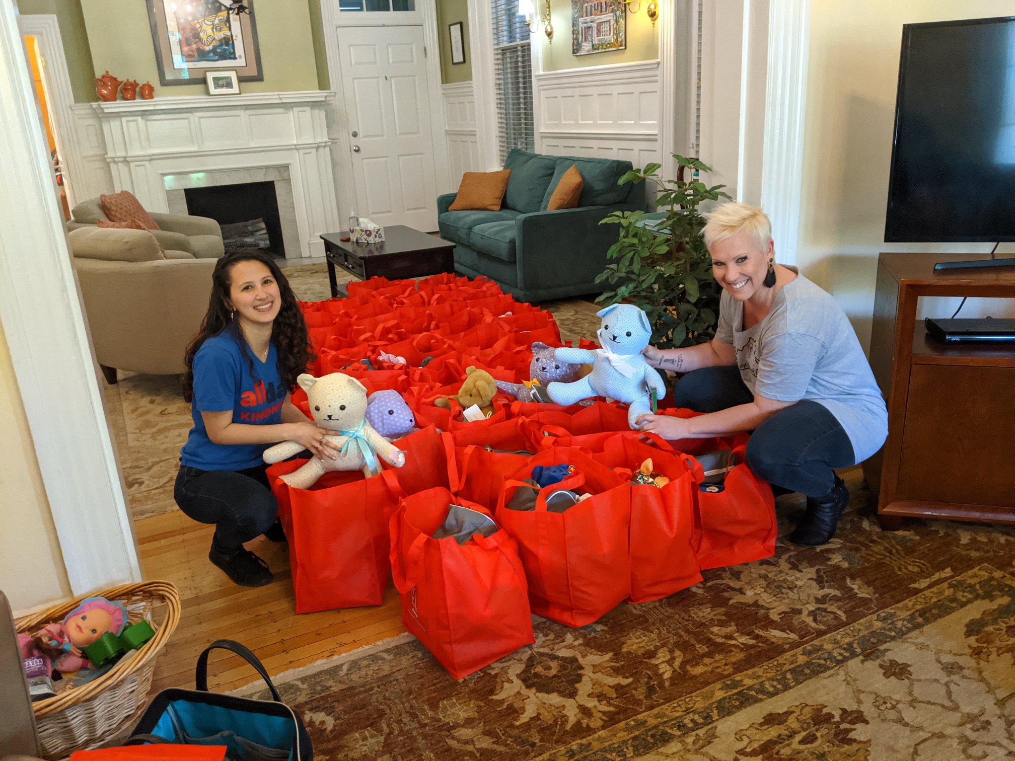 Richmond's Ronald McDonald House packing goodie bags